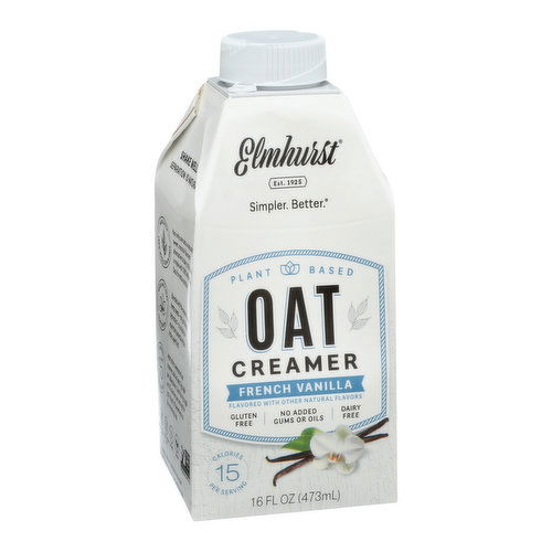 Elmhurst Oat Creamer French Vanilla