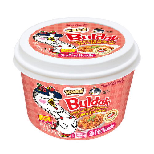 Samyang Buldak Rose Glass Noodle Bowl