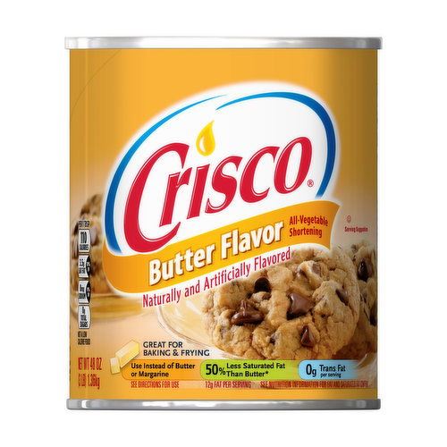 Crisco Butter Flavored Shortening