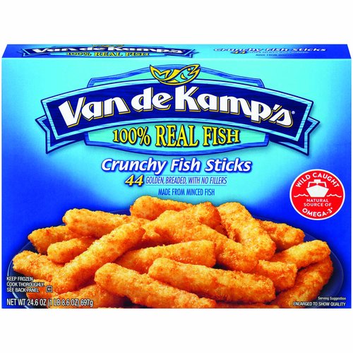 Van De Kamp's Crunchy Fish Sticks, Frozen