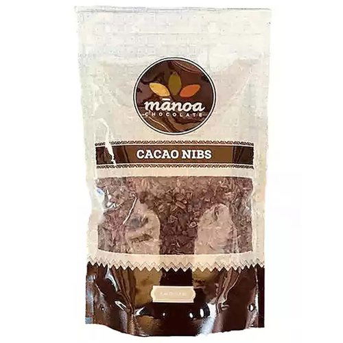 Manoa Chocolate Roasted Cacao Nibs, 8 Ounce