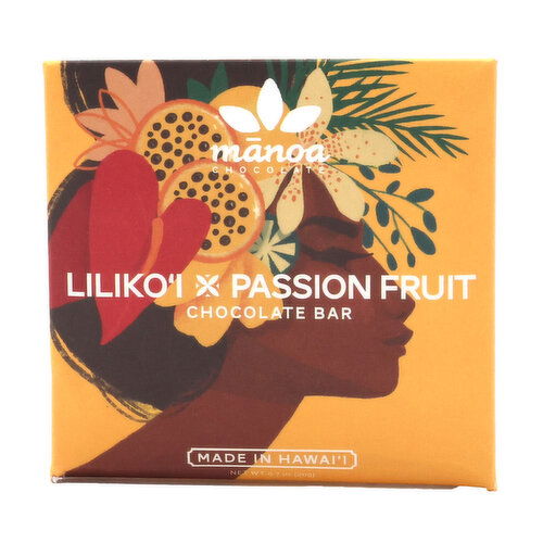 Manoa Chocolate 55% Mini Lilikoi Bar