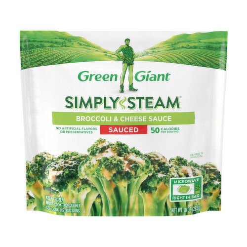 Green Giant Simply Steam Broccoli with Cheese Sauce