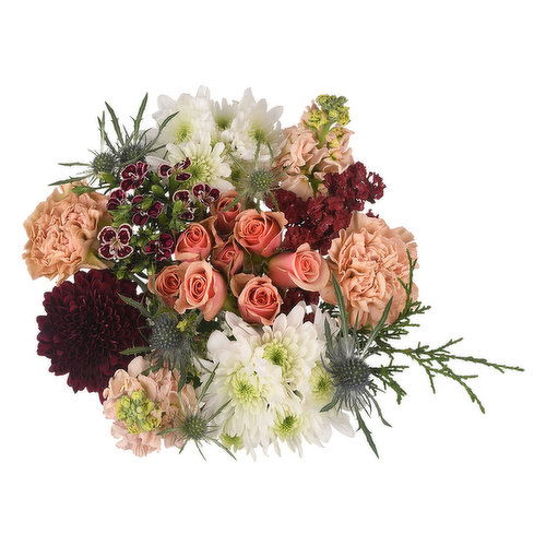 Maikai Winter Whisper Bouquet,12-stem