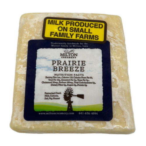 Milton Creamery Prairie Breeze Cheddar