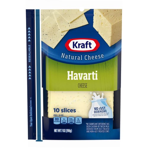 Kraft Cheese Slices, Havarti