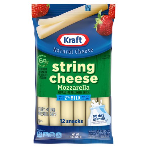 Kraft 2% Mozzarella String Cheese