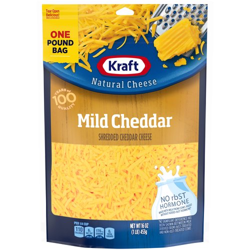 Kraft Mild Cheddar Shredded Cheese