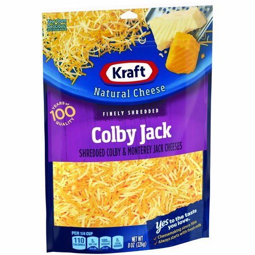 Kraft Shredded Colby & Monterey Jack Cheeses