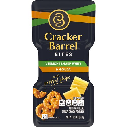 Cracker Barrel Bites, Vermont Sharp White Cheddar & Gouda