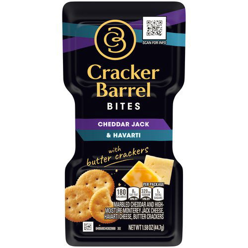 Cracker Barrel Bites Cheddar Jack & Havarti with Butter Crackers