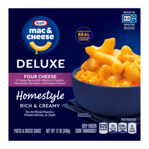 Kraft Deluxe Four Cheese Homestyle Mac & Cheese