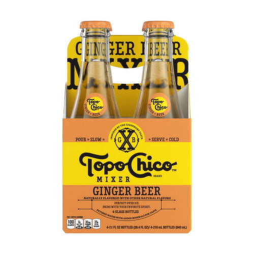 Topo Chico Mixers Ginger Beer (4-pack)