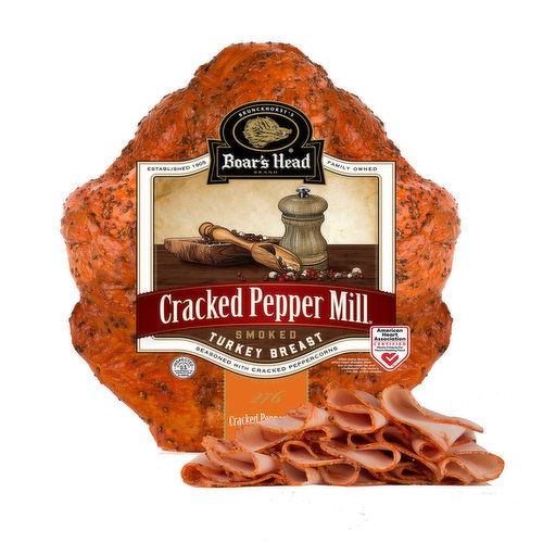 Boar's Head Cracked Pepper Mill Smoked Turkey Breast