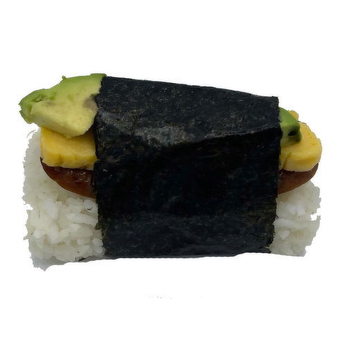 Portuguese Sausage, Egg, and Avocado Musubi