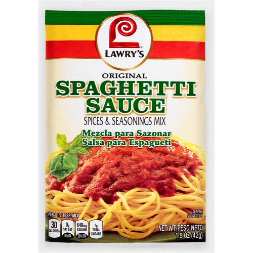 Lawry's Original Spaghetti Sauce Spices & Seasonings Mix