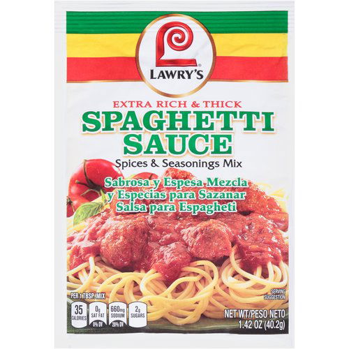 Lawry's Spaghetti Sauce Spices & Seasonings Mix
