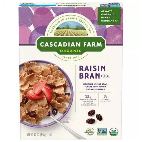 Cascadian Farm Organic Raisin Bran Cereal