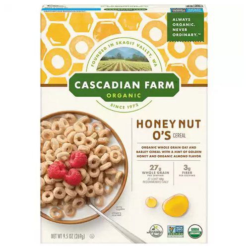 Cascadian Farm Organic Cereal, Honey Nut