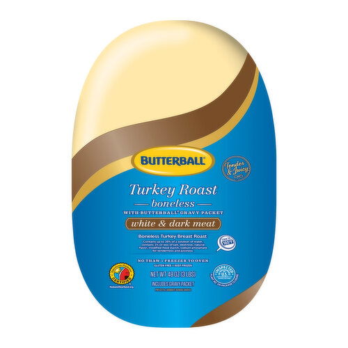 Butterball Boneless Breast White and Dark Meat