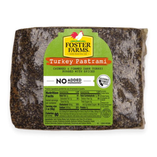 Foster Farms Turkey Pastrami Chunk