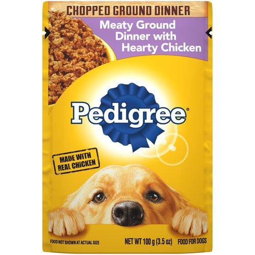 Pedigree Meaty Ground Dinner with Hearty Chicken