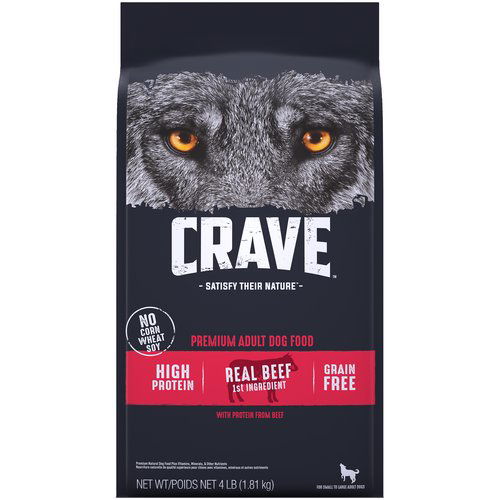 Crave Dry Dog Food, Protein from Beef Premium