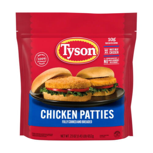 Tyson Frozen Chicken Patties