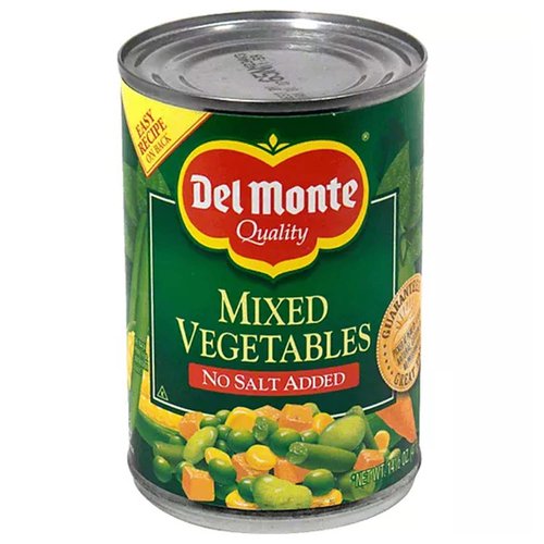 Del Monte Mixed Vegetables, No Salt Added