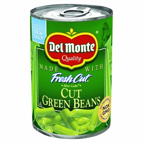 Del Monte Fresh Cut Green Beans, No Salt