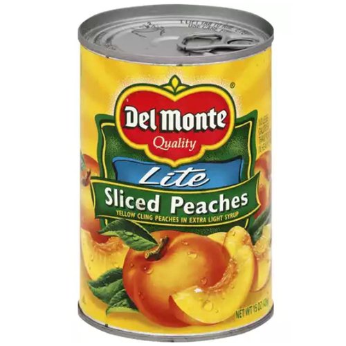 Del Monte Sliced Peaches, Lite