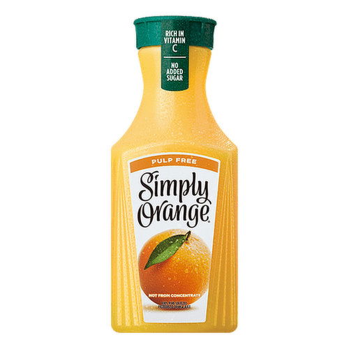 Simply Orange Juice, Pulp Free 