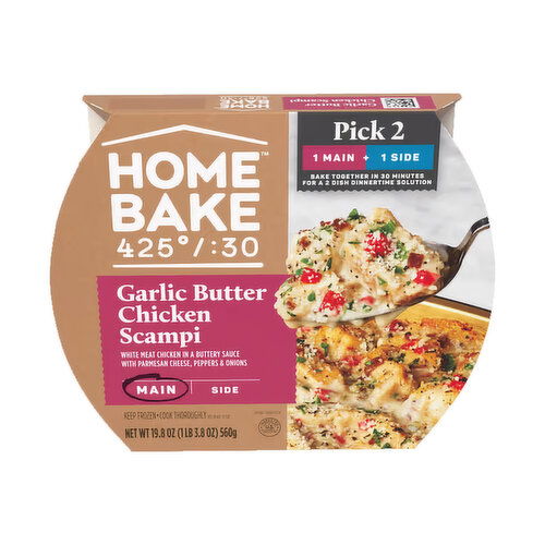 Homebake Garlic Butter Chicken Scampi