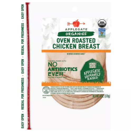 Applegate Organic Oven Roasted Chicken Breast