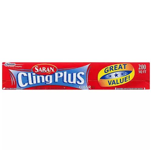 Saran Cling Plus Clear Wrap