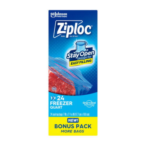 Ziploc Quart Freezer