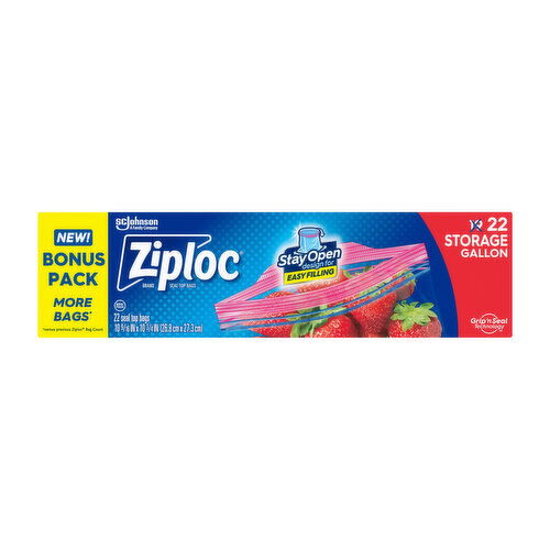 Ziploc Gallon Storage