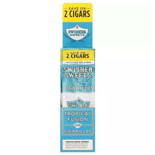 Swisher Sweets Cigars, Tropical Fusion, Twin Pack