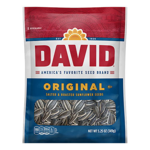David Sunflower Seeds, Roasted & Salted