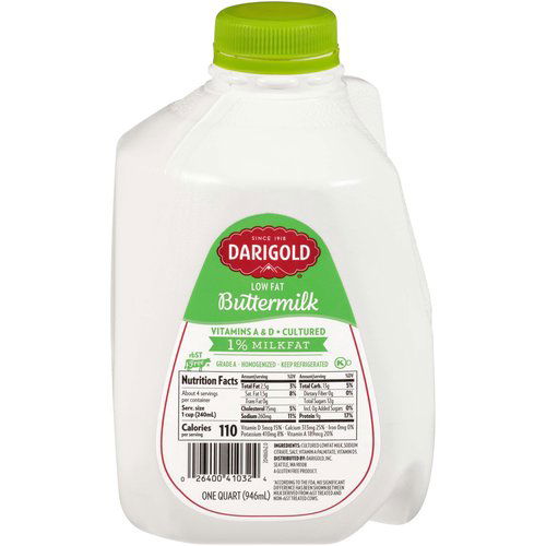 Darigold Buttermilk, 1% Low Fat