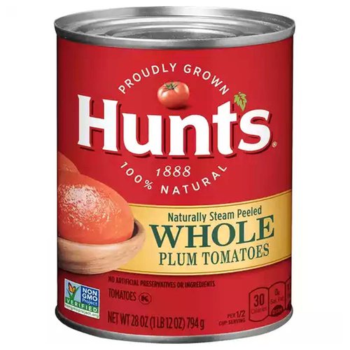 Hunt's Plum Tomatoes, Whole, Peeled 