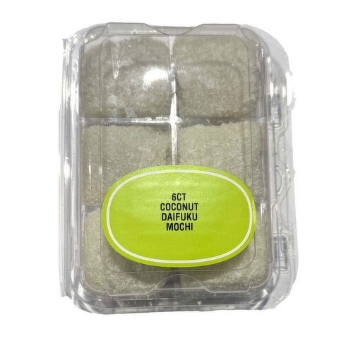 Mochi, Coconut Daifuku 6ct