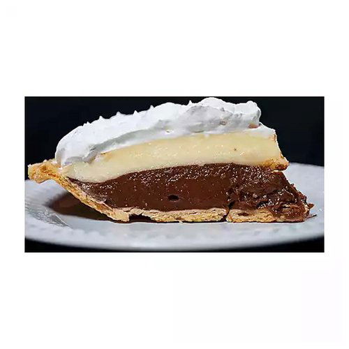 Ted's Bakery Chocolate Custard Pie Slice