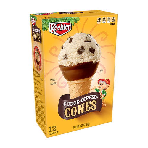 Keebler Fudge Dipped Cones