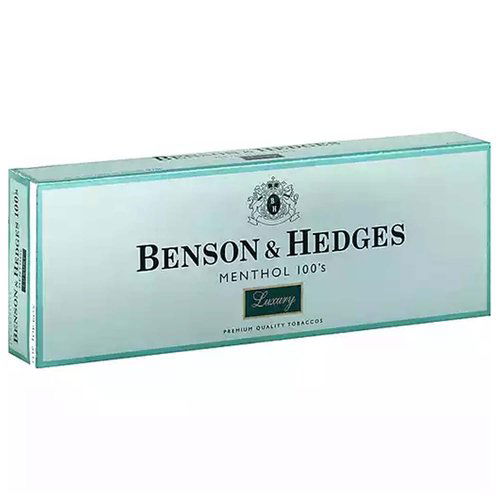 Benson & Hedges Luxury Menthol 100's Cigarettes, Box