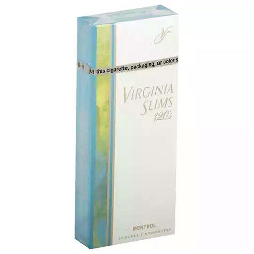 Virginia Slims Gold Menthol 120s Cigarettes, Box