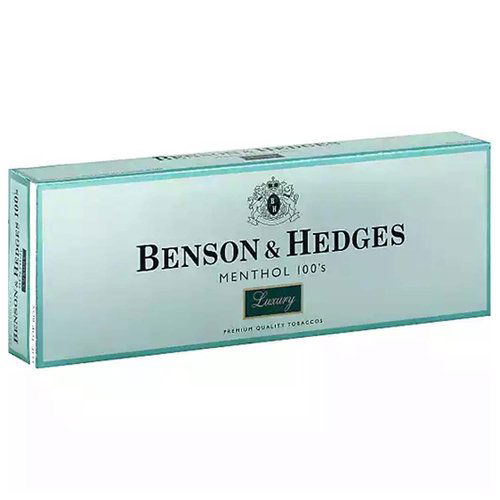 Benson & Hedges Luxury Menthol Cigarettes, 100's, Box