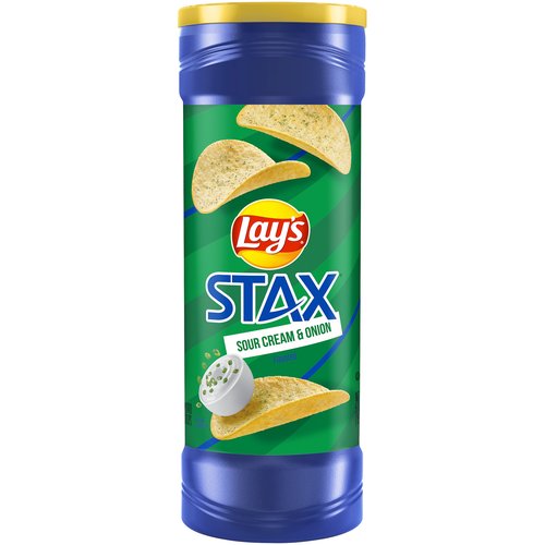 Lay's Stax Potato Crisps, Sour Cream & Onion