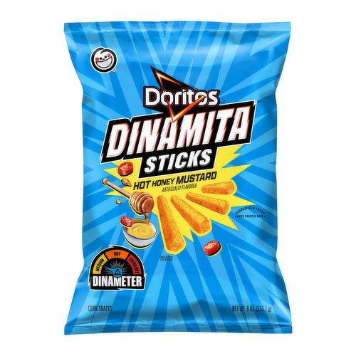 Doritos Dinamita Sticks Corn Snacks, Hot Honey Mustard