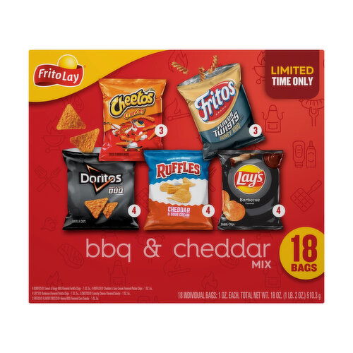 Frito Lay BBQ & Cheddar Mix